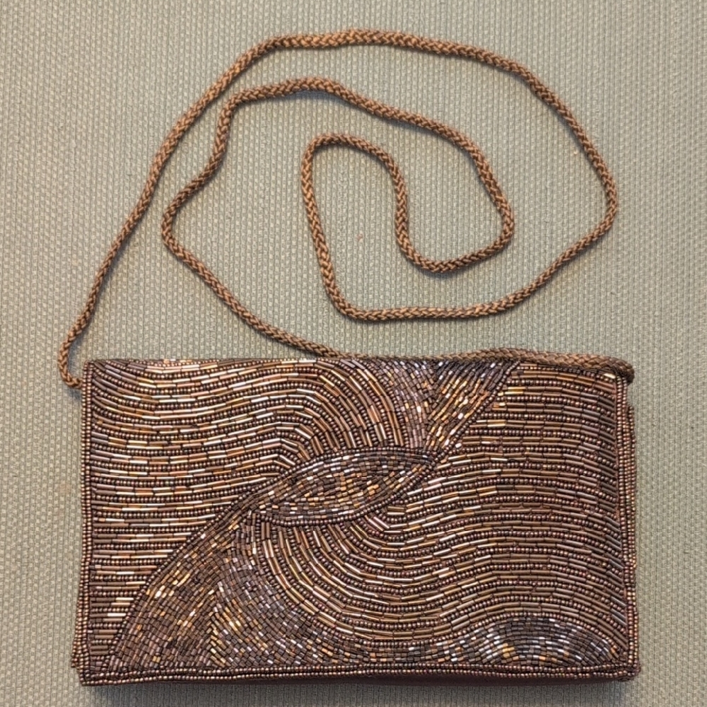 Vintage Beaded Evening Clutch